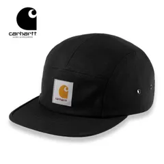 【新品】カーハート CARHARTT I034853 BACKLEY CAP バックレーキャップ ブラック 5パネルキャップ コットンキャンバス 9.3oz Cロゴスクエアラベル フラットピーク 金属アイレット 通気性 調節可能ストラップ ユニセックス (25のサムネイル