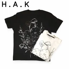 H.A.K 「エッジフローラ箔プリントTシャツ」0-1のサムネイル