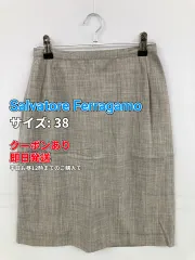 Salvatore Ferragamo サルヴァトーレフェラガモ スカート 38 グレー レディースのサムネイル