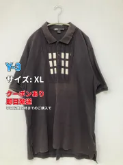 Y-3 ワイスリー ポロシャツ XL ブラック 無地 ワンポイント 半袖 メンズのサムネイル