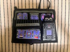 美品♡ANNA SUI キルティングリュック 総柄 バタフライ 蝶 ブラック