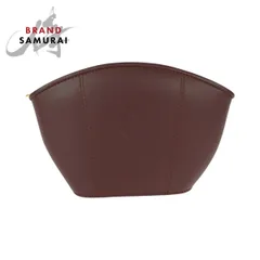 美品 CARTIER カルティエ マストライン ワインレッド ボルドー ゴールド金具 レザー ポーチ 小物入れ レディース 600051【中古】のサムネイル