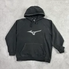 ミズノ ブラック ビックロゴ WHO フードTシャツのサムネイル