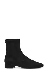 アンクライン レディース シューズ ブーツ・レインブーツ Anne Klein Russ Bootie Black Suede ブラックのサムネイル
