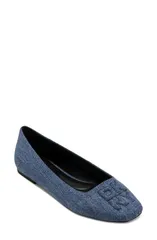 ダナ キャラン ニューヨーク レディース シューズ パンプス DKNY Darianne Ballet Flat Dark Blue ブルーのサムネイル