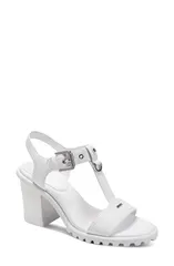 ダナ キャラン ニューヨーク レディース シューズ ヒール サンダル アンクル DKNY Marg Ankle Strap Sandal White ホワイトのサムネイル
