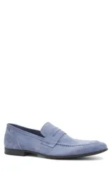 ブルーノマグリ メンズ シューズ ローファー Bruno Magli Lastra Unlined Loafer Light Blue Suede ブルーのサムネイル
