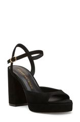 スチュアート ワイツマン レディース シューズ ヒール プラットフォーム サンダル Stuart Weitzman Dayna II Platform Sandal Black ブラック