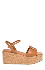 サントーニ レディース シューズ サンダル Santoni Womens wedge Light Brown ブラウンのサムネイル