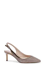 ニナ レディース シューズ ヒール Ninazuri Slingback Pointed Toe Pump Latteのサムネイル