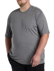 リーボック メンズ トップス シャツ Reebok Speedwick Short Sleeve Base Layer Top Granite Heather ヘザーのサムネイル