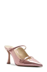 アレクサンドラバードマン レディース シューズ パンプス トール Alexandre Birman Tita Metallic Pointed Toe Mule Pumpink ピンクのサムネイル