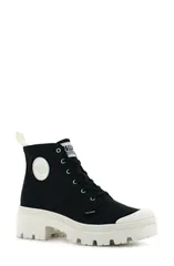 パラディウム レディース シューズ ブーツ・レインブーツ Palladium Pallabase Bootie Black Marshmallow ブラックのサムネイル