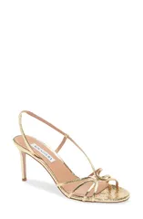 アクアズーラ レディース シューズ サンダル Aquazzura Talk to Me Sandal Soft Gold ゴールドのサムネイル