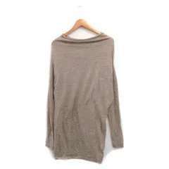 パドカレ pas de calais ニット セーター 長袖 タートルネック ウール シンプル 38 ベージュ /KT1のサムネイル