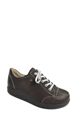 フィンコンフォート レディース シューズ スニーカー Finn Comfort Ikebukuro Sneaker Dark Brown ブラウンのサムネイル