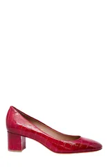 サントーニ レディース シューズ パンプス ヒール Santoni Womens lowheel pump Red レッドのサムネイル
