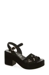 ペドロガルシア レディース シューズ ヒール プラットフォーム サンダル アンクル Pedro Garcia Dori Ankle Straplatform Sandal Black Castoroのサムネイル