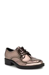 ナインウェスト レディース シューズ オックスフォード ダービー ブローグ Nine Westudey Brogue Derby Pewter ピューターのサムネイル