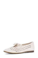 ガボール レディース シューズ パンプス Gabor Woven Ballet Flat Cremeのサムネイル
