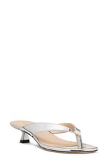スチュアート ワイツマン レディース シューズ パンプス サンダル ヒール Stuart Weitzman Rio Kitten Heel Sandal Silver シルバー