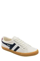 ゴラ メンズ シューズ スニーカー Gola Varsity Sneaker Off White Navy Deep Red Gum オフホワイトのサムネイル