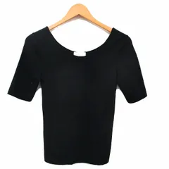 ユナイテッドアローズ UNITED ARROWS ニット セーター 半袖 コットン シンプル ブラック 黒 /KT12のサムネイル