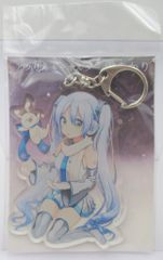 크립톤 퓨처 미디어 SNOWMIKU SKY TOWN 눈빛 아크릴 키링