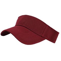 【新品】 [ワン リミテーション] バイザー 無地 帽子 スポーツ アウトドア ランニング つば長 キャップ レディース CP180(ワイン) 1