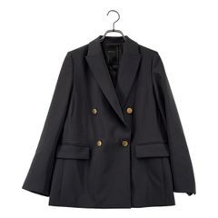 NOBLE ノーブル フローツイル ピークドラペル ジャケット 40 ブルー