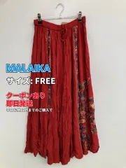 MALAIKA スカート FREE レッド レディースのサムネイル