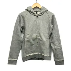 WJK(ダブルジェイケイ) パーカー サイズM メンズ美品  - グレー 切りっぱなし加工のサムネイル