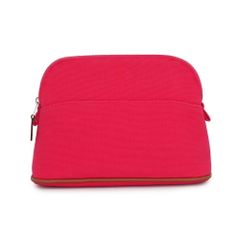 エルメス 犬用トリーツ ポーチ オン ザ ゴー ネイビー/シルバー金具 