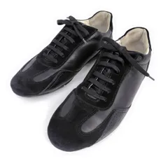 ★使用感少なめ★Salvatore Ferragamo フェラガモ レザースニーカー 6EE ローカット レースアップのサムネイル