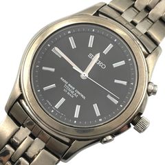 二次電池交換済】SEIKO KINETIC 100M メンズ 腕時計 コマ付き - メルカリ