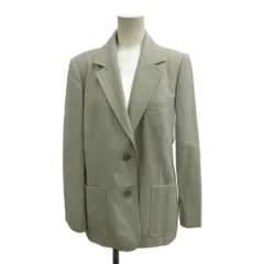 クリスチャンディオール Christian Dior テーラードジャケット 上着 グレー チェック柄 シングルブレスト 長袖 ヴィンテージ /PP ■GY62のサムネイル