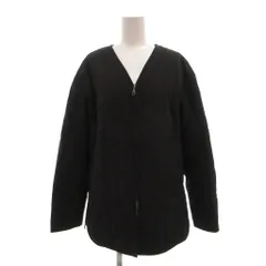 ダーマコレクション dama collection キルティングジャケット Vネック ジップアップ 1 黒 ブラック /SX ■ECF006のサムネイル