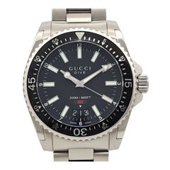 極美品 グッチ ダイブ DIVE メンズ 40MM クォーツ - メルカリ
