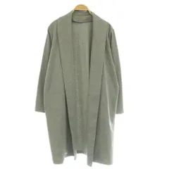 ユナイテッドアローズ A DAY IN THE LIFE UNITED ARROWS ロングコート グレー ショールカラー 無地 前開きトッパー /BB ■MAのサムネイル