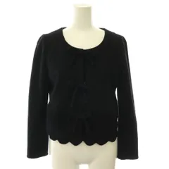 シンシアローリー CYNTHIA ROWLEY ノーカラージャケット リボン 2 ブラック /ES ■MAのサムネイル