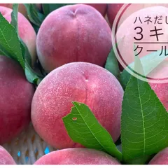桃　ハネだし　3キロ　クール便のサムネイル