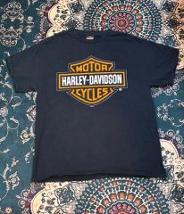 Harley-Davidson両面フレイム半袖 USA製 コピーライト2011 Harley-Davidson両面フレイム半袖 USA製 コピーライト2011 - メルカリ