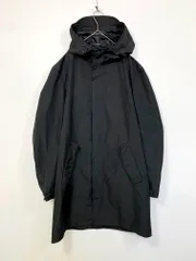 ZARA ザラ 無地 シンプル ジップアップ フード付き レイン ジャケット sizeL/黒 ■■ メンズのサムネイル