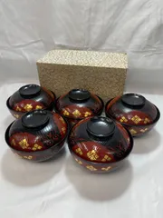 懐石用　煮物椀　5客セットのサムネイル