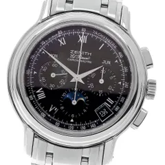 ゼニス ZENITH 02.0240.410 クロノマスター エルプリメロ ムーンフェイズ クロノグラフ トリプルカレンダー 自動巻き メンズ 箱付き_951968のサムネイル