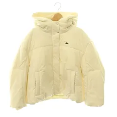ラコステ LACOSTE 25AW スナイデル別注 中綿ブルゾン ジャケット アウターフーディ ワッペン 36 アイボリー /CX ■OSのサムネイル