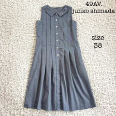 49AV.junko shimada ノースリーブ プリーツ ピンタックワンピース