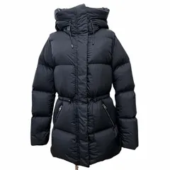 美品△MACKAGE マッカージュ 24AW 11122246-2A FREYA ロゴワッペン フーデッド ダウンジャケット ブラック XS 正規品 ガーメント付きのサムネイル