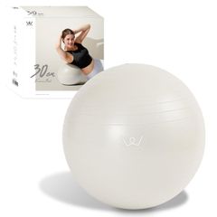 ALINCO Balance Ball Chair (30cm, 55cm, 65cm, 75cm) - Lightweight, with Air Pump and Exercise Manual - Ideal for Stretching, Fitness, Yoga, and Balance Exercises at Home