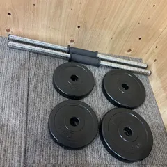 【SGM】ダンベルプレート 1kg 1,25kg各2枚 シャフト×2のサムネイル